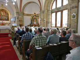 100 Jahrfeier Weingartenkapelle in Naumburg mit Bischof Dr. Michael Gerber (Foto. Karl-Franz Thiede)